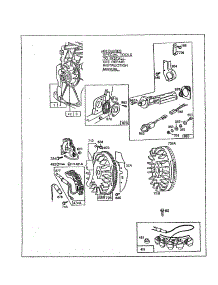 Cylinder / Flywheel / Oil Switch parts for Briggs & Stratton Lawn & Garden Engine 130200 TO 130299 (1503, 1506) from AppliancePartsPros.com