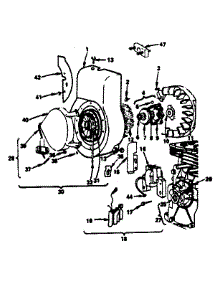 Starter parts for Briggs & Stratton Lawn & Garden Engine 130200 TO 130299 (1908-01-1908-01 from AppliancePartsPros.com