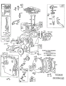 Replacement Parts parts for Briggs & Stratton Lawn & Garden Engine 130200 TO 130299 (5200-5241) from AppliancePartsPros.com