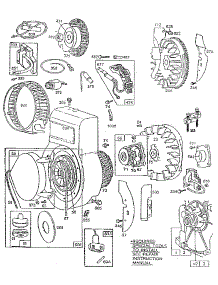 Flywheel Assembly parts for Briggs & Stratton Lawn & Garden Engine 130200 TO 130299 (5200-5241) from AppliancePartsPros.com