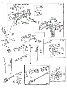 Carburetor Assembly parts for Briggs & Stratton Lawn & Garden Engine 130200 TO 130299 (5200-5241) from AppliancePartsPros.com