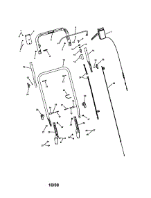 Handles / Controls parts for Snapper Gas Walk-Behind Mower 13037123 from AppliancePartsPros.com