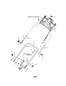 Handle & Controls (Manual Start) parts for Snapper Gas Walk-Behind Mower 13037131 from AppliancePartsPros.com