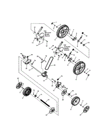 Transmission / Wheels parts for Snapper Gas Walk-Behind Mower 13037221 from AppliancePartsPros.com