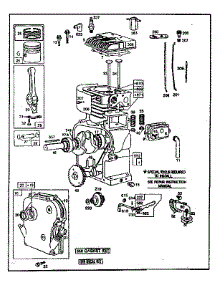 Replacement Parts parts for Briggs & Stratton Lawn & Garden Engine 130400 TO 130499 (0102 - 0102) from AppliancePartsPros.com
