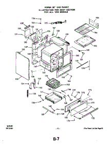 Body parts for Roper Gas Range 1313*0A from AppliancePartsPros.com