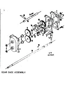 Gear Case Assembly parts for Craftsman Rear-Engine Riding Mower 1318010 from AppliancePartsPros.com