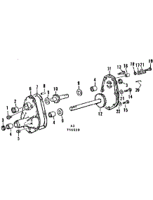 Gear Case Assembly parts for Craftsman Gas Snowblower 13180371 from AppliancePartsPros.com