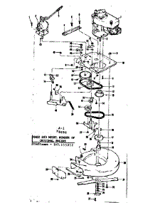 Mower Housing And Engine parts for Craftsman Rear-Engine Riding Mower 1318090 from AppliancePartsPros.com