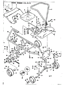 Drive Assembly parts for Craftsman Rear-Engine Riding Mower 1318170 from AppliancePartsPros.com