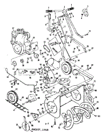 Drive Assembly parts for Craftsman Gas Snowblower 13181929 from AppliancePartsPros.com