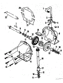 Gear Case Assembly parts for Craftsman Rear-Engine Riding Mower 1318210 from AppliancePartsPros.com