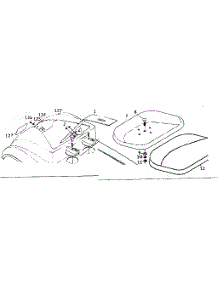Seat Assembly parts for Craftsman Rear-Engine Riding Mower 1318220 from AppliancePartsPros.com