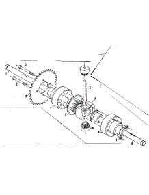 Differential & Axle Assembly No. 55065 parts for Craftsman Rear-Engine Riding Mower 1318220 from AppliancePartsPros.com