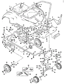 Frame Assembly parts for Craftsman Rear-Engine Riding Mower 1318283 from AppliancePartsPros.com