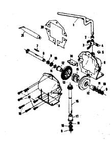 Gear Case Assembly parts for Craftsman Rear-Engine Riding Mower 1318380 from AppliancePartsPros.com