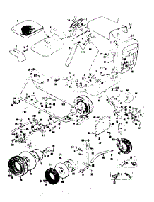 Drive Assembly parts for Craftsman Rear-Engine Riding Mower 1318532 from AppliancePartsPros.com