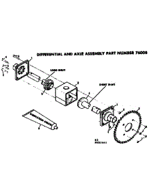 Differential & Axle parts for Craftsman Walk-Behind Lawn Mower 131881441 from AppliancePartsPros.com