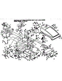 Shroud And Fuel Tank Assembly parts for Craftsman Walk-Behind Lawn Mower 131881700 from AppliancePartsPros.com