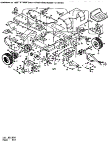 Wheel And Brake Assembly parts for Craftsman Walk-Behind Lawn Mower 131881800 from AppliancePartsPros.com