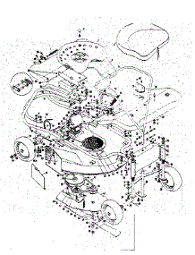 Mower Housing parts for Craftsman Front-Engine Lawn Tractor 13188391 from AppliancePartsPros.com