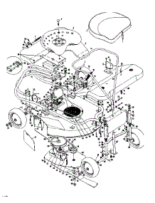 Mower Housing parts for Craftsman Front-Engine Lawn Tractor 13188393 from AppliancePartsPros.com