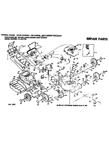 Replacement Parts parts for Craftsman Walk-Behind Lawn Mower 131907790 from AppliancePartsPros.com