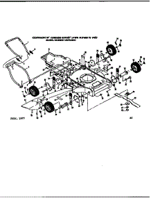 Mower Deck parts for Craftsman Electric Walk-Behind Mower 131915800 from AppliancePartsPros.com