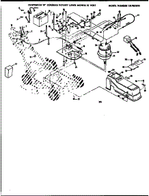 Motor Shroud parts for Craftsman Electric Walk-Behind Mower 131915800 from AppliancePartsPros.com