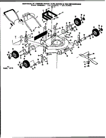 Mower Deck parts for Craftsman Electric Walk-Behind Mower 131915901 from AppliancePartsPros.com