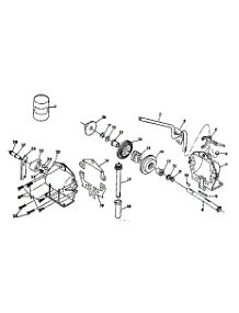 Gear Case Assembly Part Number 64247 parts for Craftsman Rear-Engine Riding Mower 13196235 from AppliancePartsPros.com