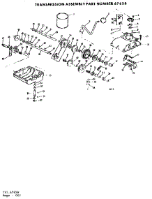 Transmission Assembly parts for Craftsman Rear-Engine Riding Mower 131962612 from AppliancePartsPros.com