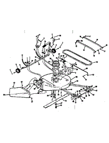 Mower Housing parts for Craftsman Rear-Engine Riding Mower 131962612 from AppliancePartsPros.com