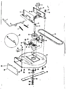 Mower Housing parts for Craftsman Rear-Engine Riding Mower 13196270 from AppliancePartsPros.com