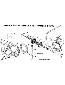 Gear Case Assembly parts for Craftsman Rear-Engine Riding Mower 131962860 from AppliancePartsPros.com