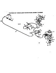 Engine And Wire Assembly parts for Craftsman Rear-Engine Riding Mower 131962860 from AppliancePartsPros.com