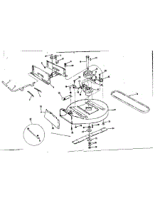Mower Housing parts for Craftsman Walk-Behind Lawn Mower 13196312 from AppliancePartsPros.com