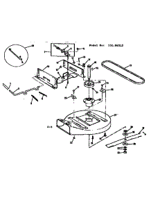 Mower Housing parts for Craftsman Rear-Engine Riding Mower 13196315 from AppliancePartsPros.com