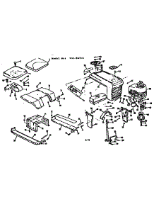 Seat Assembly And Grill parts for Craftsman Rear-Engine Riding Mower 13196316 from AppliancePartsPros.com