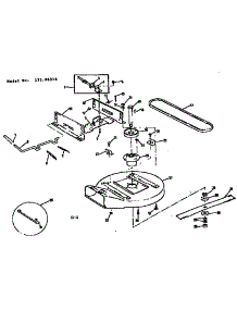 Mower Housing parts for Craftsman Rear-Engine Riding Mower 13196316 from AppliancePartsPros.com