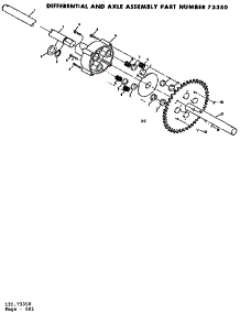 Differential And Axle Assembly parts for Craftsman Rear-Engine Riding Mower 131963170 from AppliancePartsPros.com