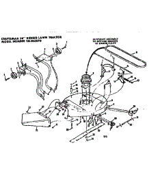 Mower Deck parts for Craftsman Rear-Engine Riding Mower 131963170 from AppliancePartsPros.com