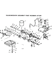 Transmission Assembly parts for Craftsman Rear-Engine Riding Mower 13196323 from AppliancePartsPros.com