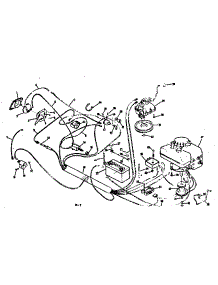 Wire Harness And Engine parts for Craftsman Rear-Engine Riding Mower 13196323 from AppliancePartsPros.com