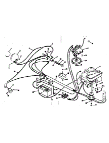 Wiring Assembly And Engine parts for Craftsman Rear-Engine Riding Mower 13196326 from AppliancePartsPros.com