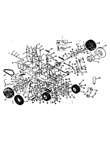 Drive Assembly parts for Craftsman Rear-Engine Riding Mower 131963262 from AppliancePartsPros.com