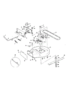 Mower Housing parts for Craftsman Rear-Engine Riding Mower 13196351 from AppliancePartsPros.com