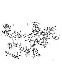 Grill And Seat Assembly parts for Craftsman Rear-Engine Riding Mower 13196361 from AppliancePartsPros.com