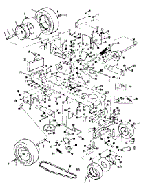 Drive Assembly parts for Craftsman Rear-Engine Riding Mower 13196412 from AppliancePartsPros.com