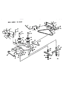 Mower Housing parts for Craftsman Rear-Engine Riding Mower 13196415 from AppliancePartsPros.com